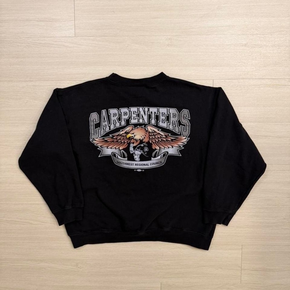 Vintage Carpenters Southwest Regional Council Eagle Crewneck Sweatshirt